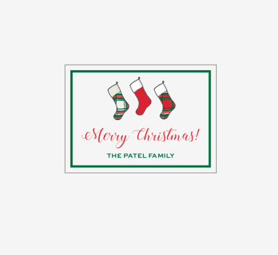 Stockings - Personalized Gift Stickers