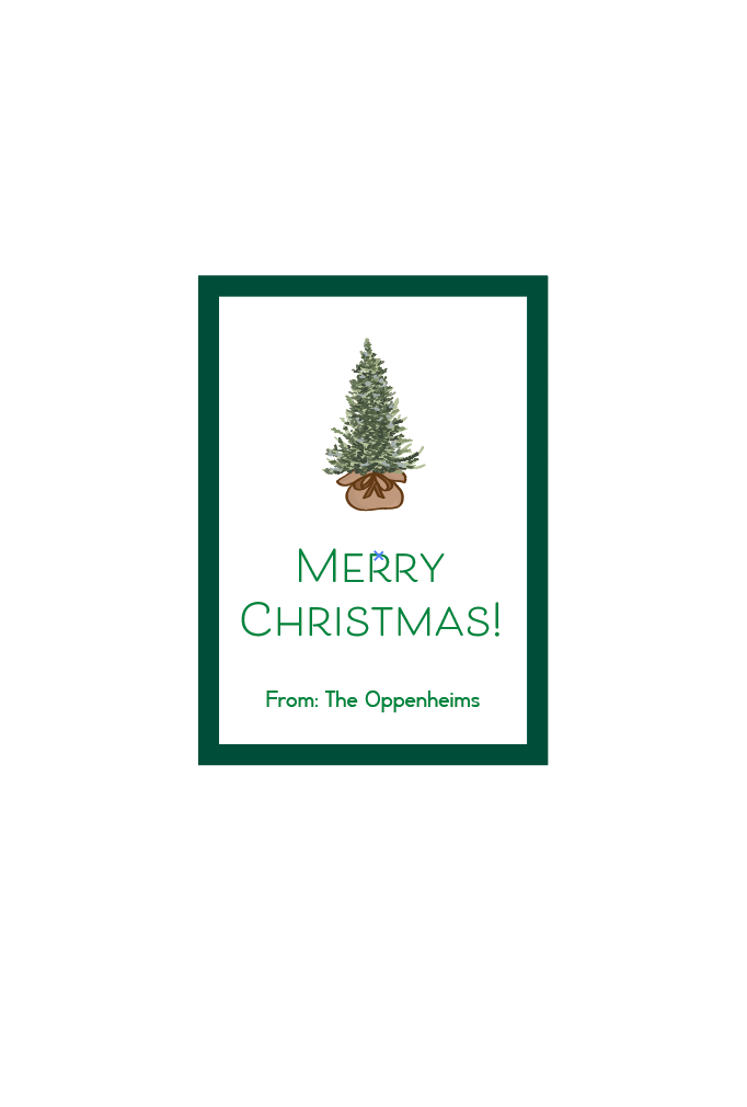 Tree - Personalized Gift Stickers