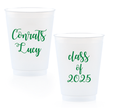 Custom Shatterproof Cups - Congrats Lucy