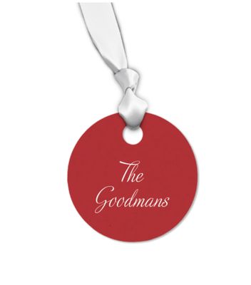 Gift Tag, Round, Name