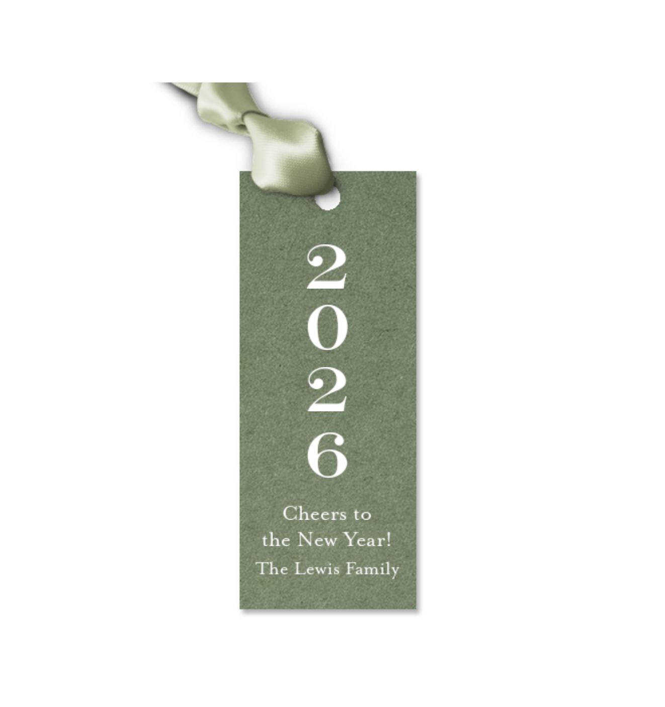 Gift Tag, Cheers to New Year