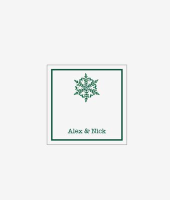 Boxwood Snowflake - Gift Stickers