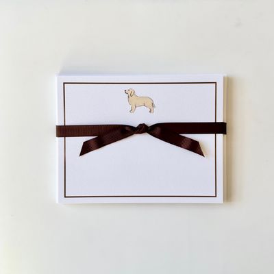 Golden Retriever Stationery - Personalized