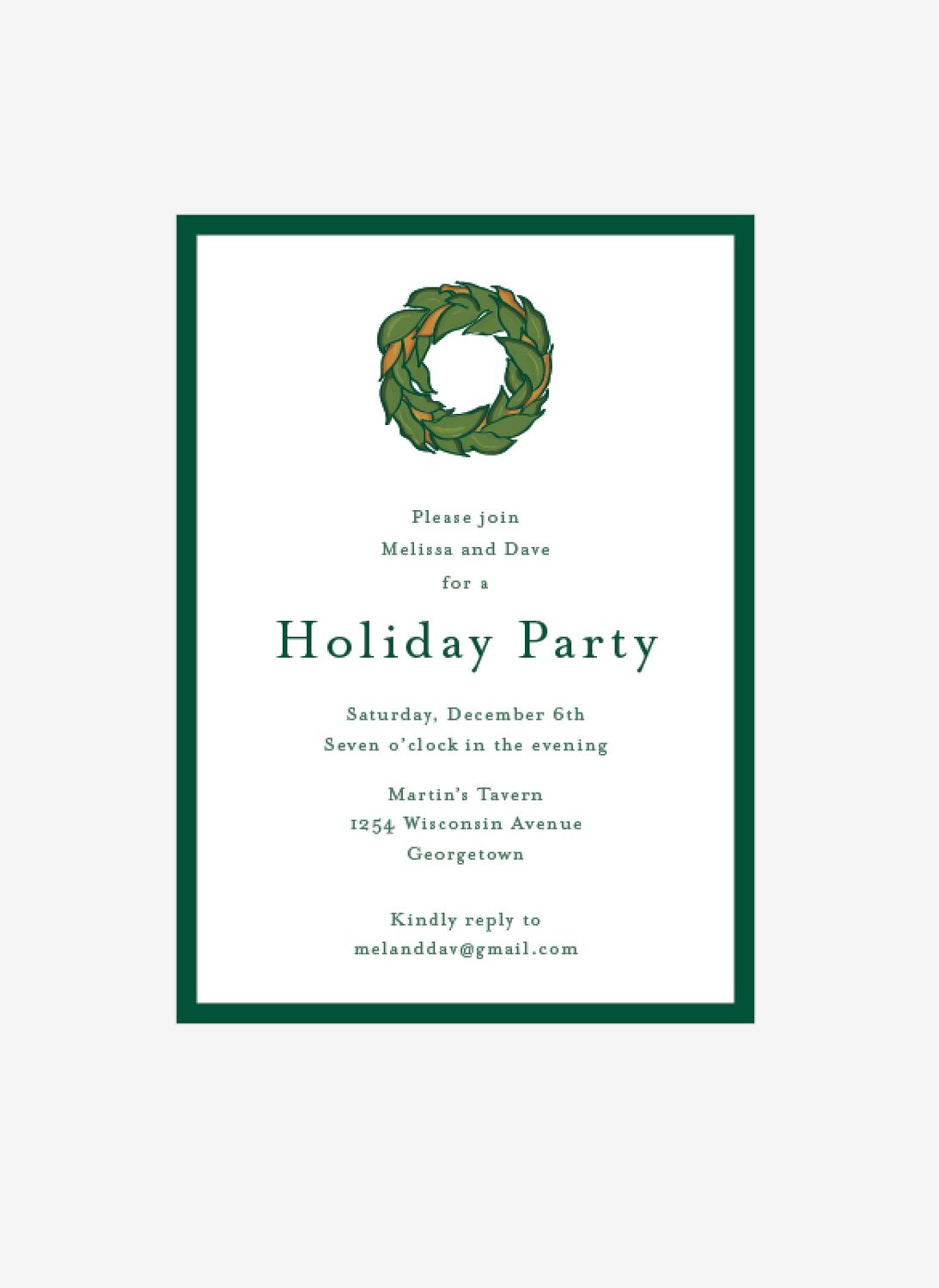 Magnolia Leaf Wreath