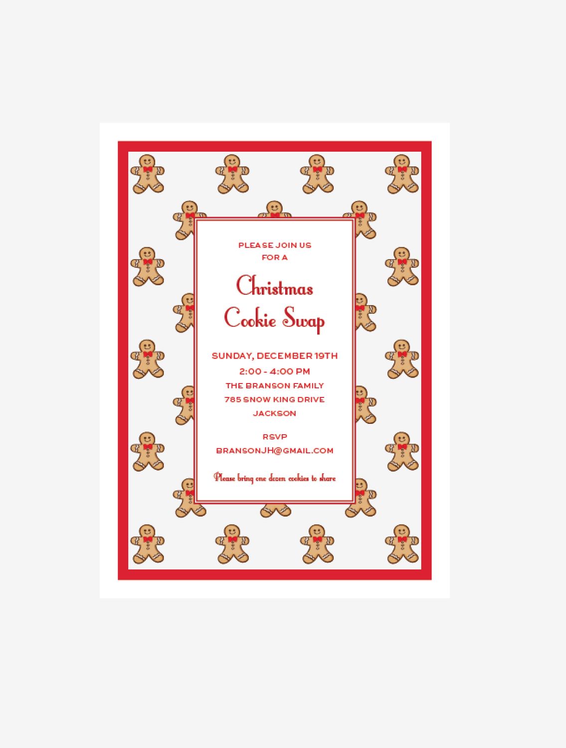 Gingerbread Man, Repeat