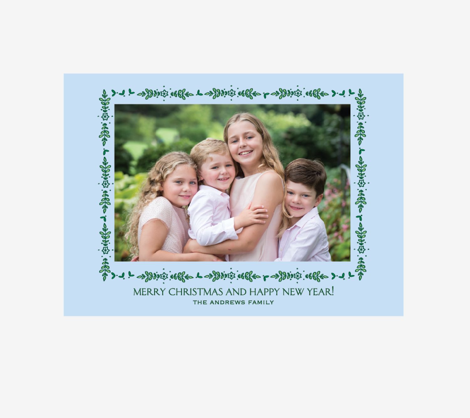 Boxwood Border, Blue