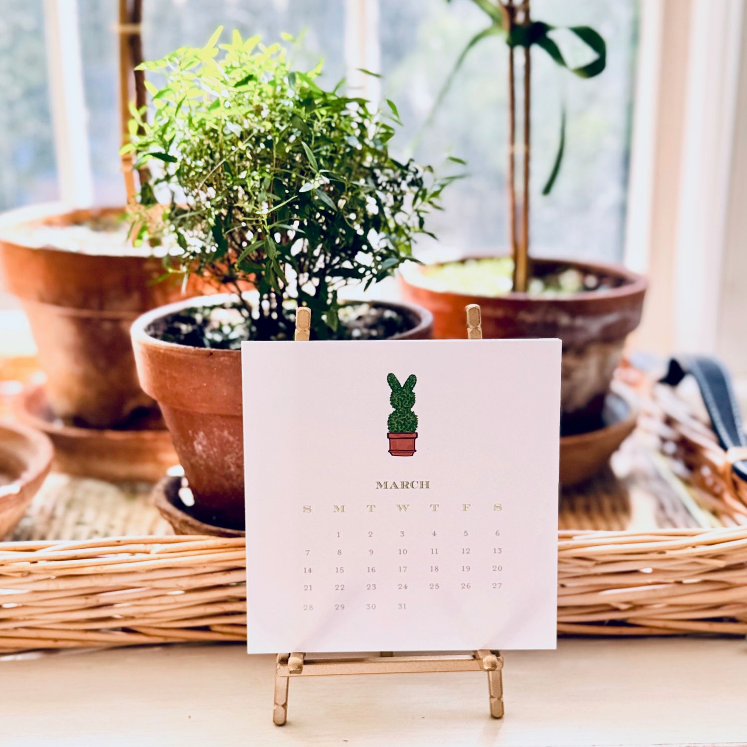 2027 Desk Top Calendar