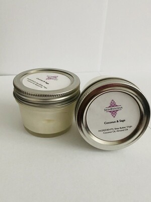 Coconut Sage Whipped Body Butter 4oz.