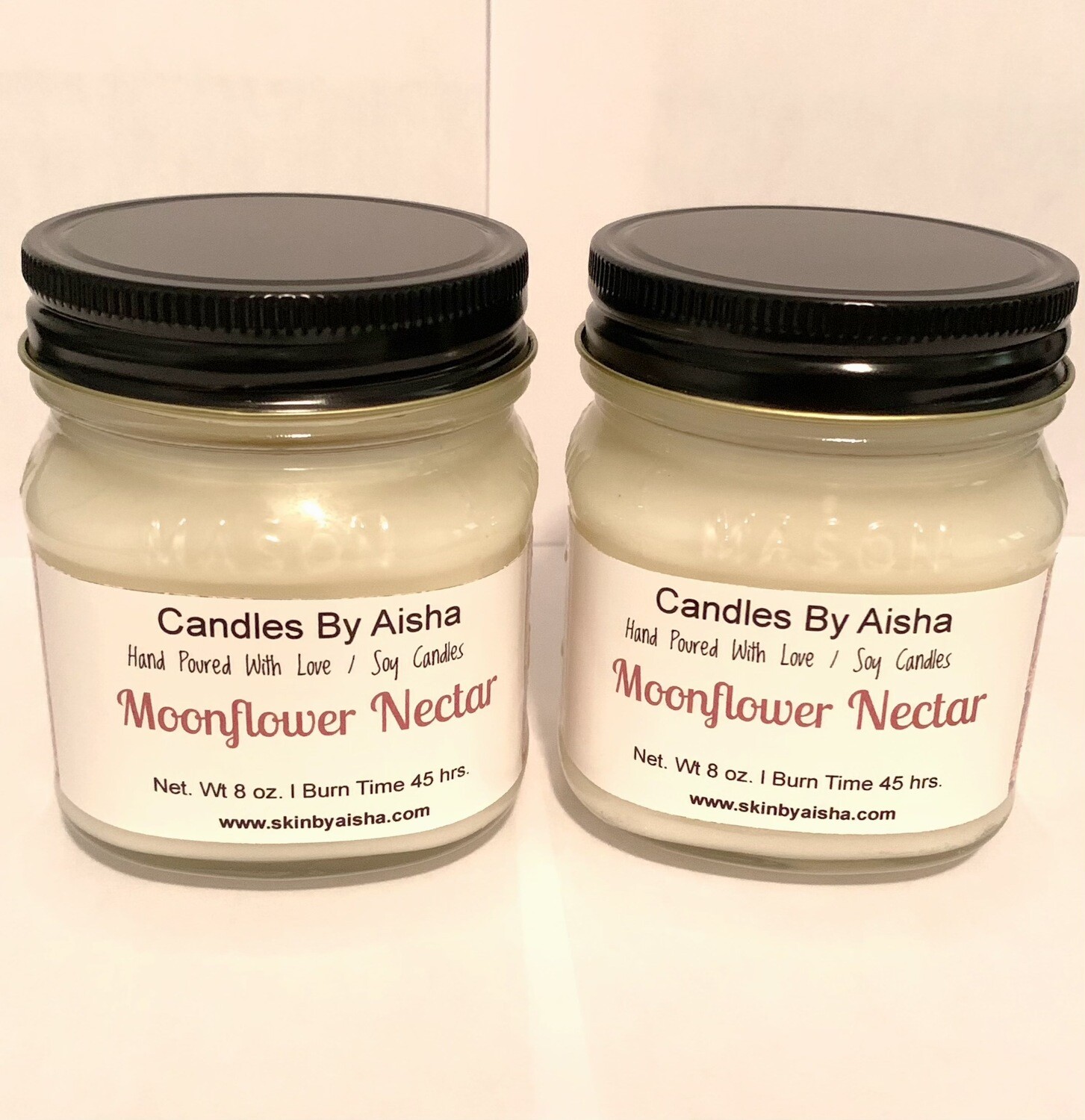 Moonflower Nectar Soy Candle 8oz.