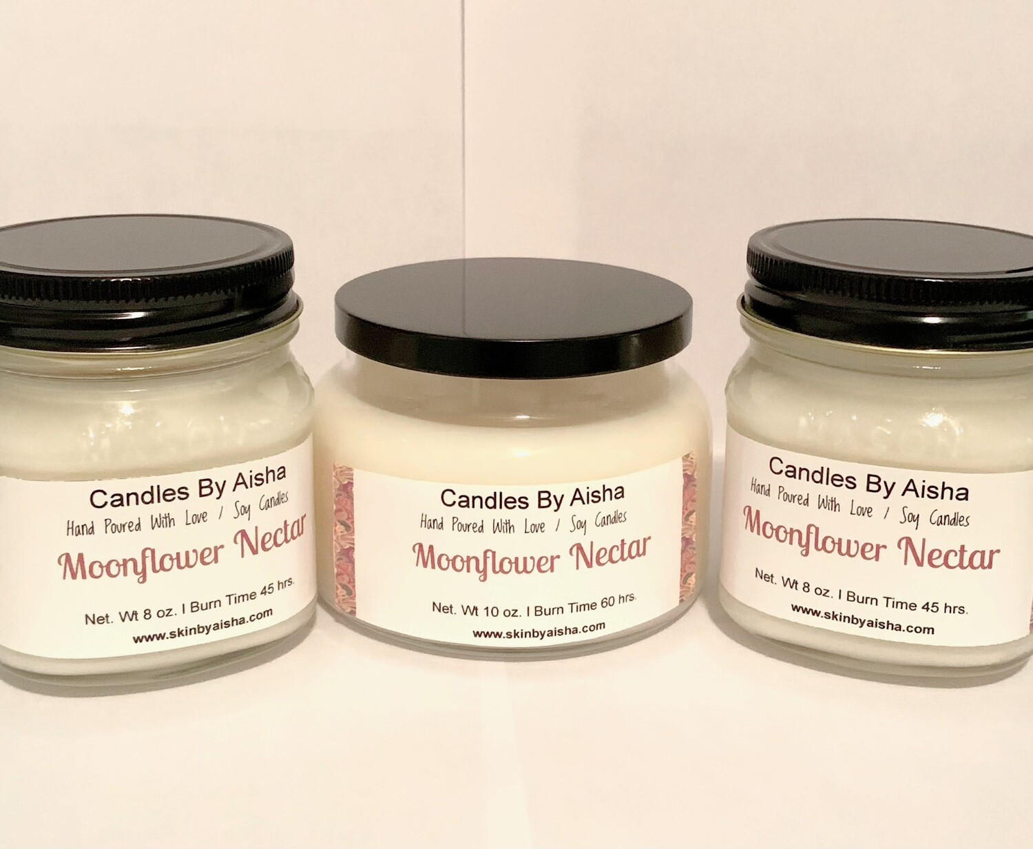 Moonflower Nectar Soy Candle 10oz.
