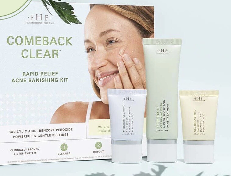 Comeback Clear Rapid Relief Acne Banishing Kit