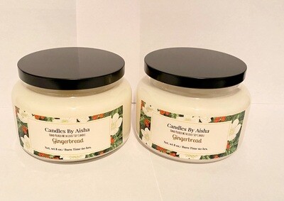 Gingerbread Double Wick Soy Candle