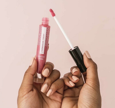 Vitamin Glaze Oil Infused Lip Gloss- Sheer Pink