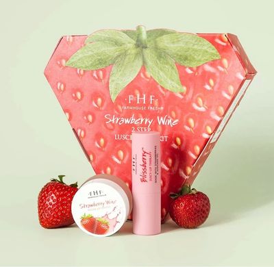 Strawberry Wine 2-Step Luscious Lip Kit