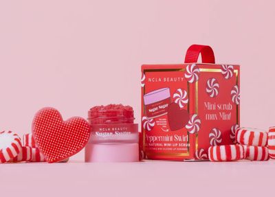PEPPERMINT SWIRL LIP SCRUB GIFT SET