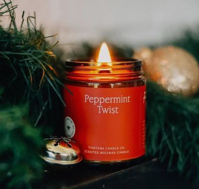 Peppermint Twist Essential Oil Candles
