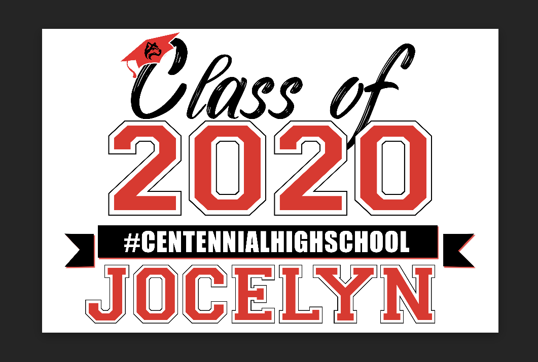 Yard Sign- Graduation