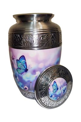 Metal Urn Large Size H26cm x W15.2cm stock 2 left