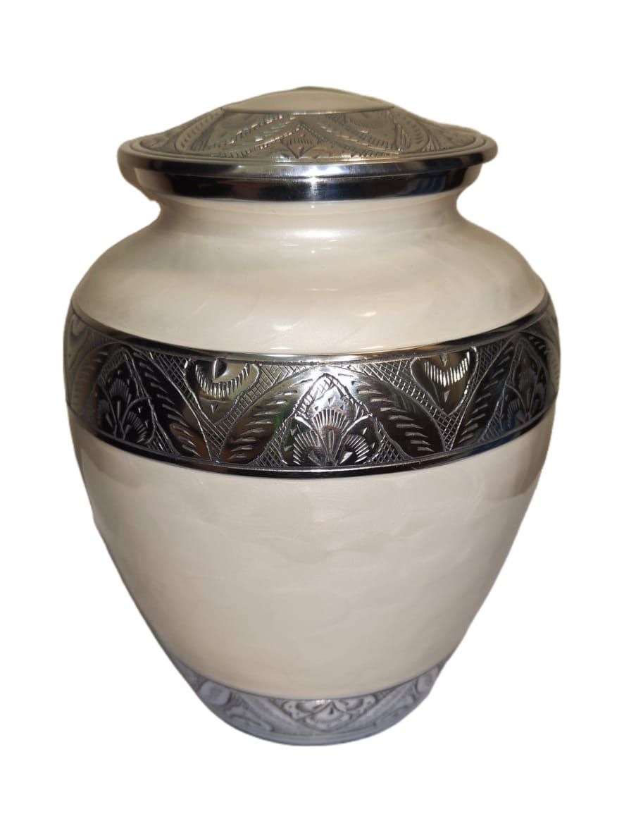 Metal Urn Large Size H23cm x W17.5cm stock 2 left