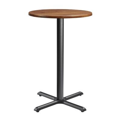 Enduratop - Natural Wood Complete Bar Height Table - Auto Adjust