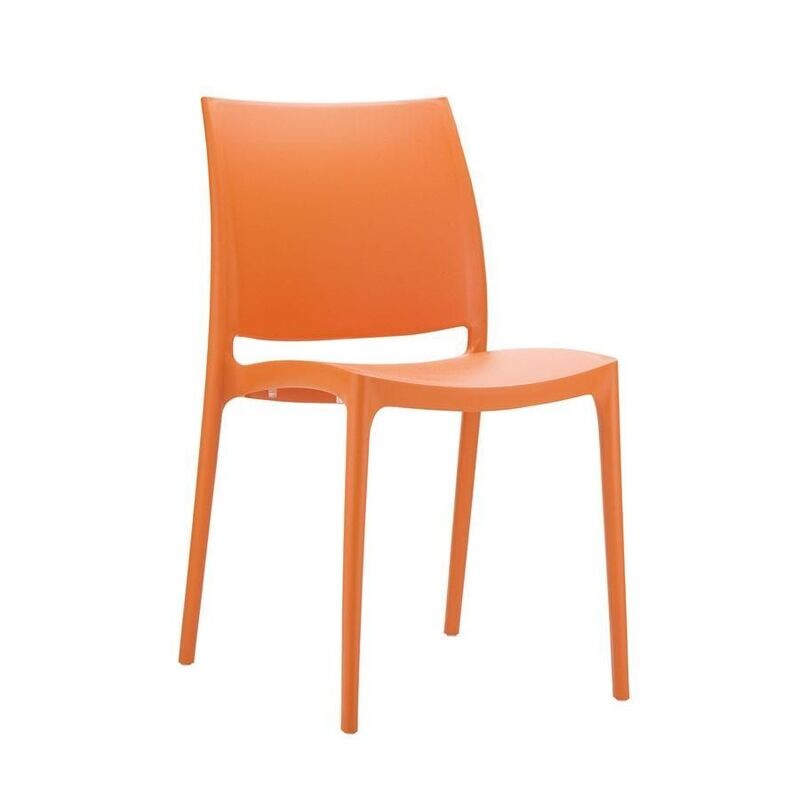 Maya Dining Chair, Choose Colour: Orange