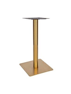 Zeus Small Square Brass Table Base
