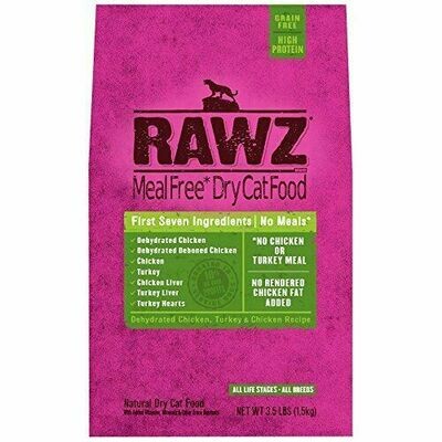 Cat - RAWZ Cat Chicken &amp; Turkey 3.5lb