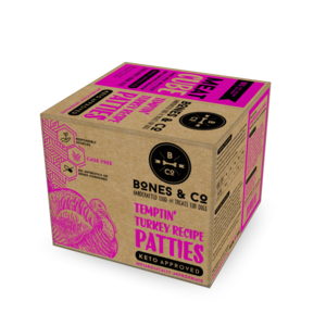 Bones &amp; Co Frozen Turkey Bulk Box 18lb