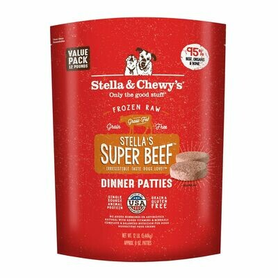 Stella &amp; Chewy's Frozen Beef Dinner 12lbs