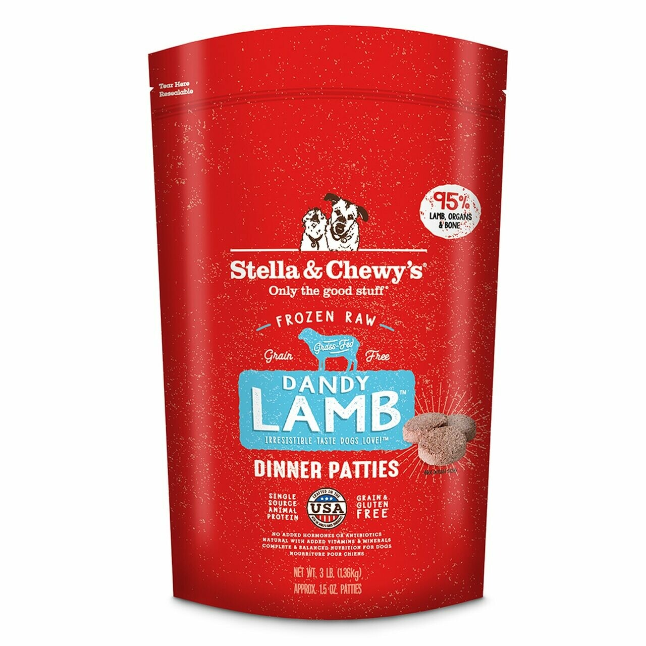 Stella &amp; Chewy&#39;s Frozen Lamb Dinner 3lbs