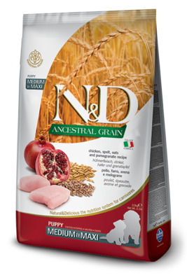 Farmina Puppy N&amp;D Ancestral Grain Chicken Maxi 5.5lb