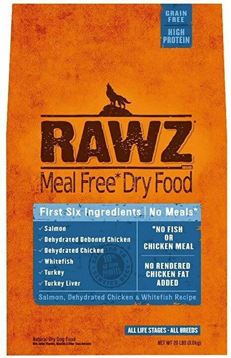 RAWZ Salmon Meal Free Kibble 20lb
