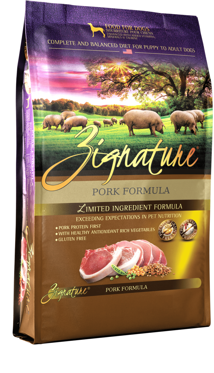 Zignature Pork Kibble 4lb