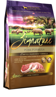 Zignature Pork Kibble 25lb
