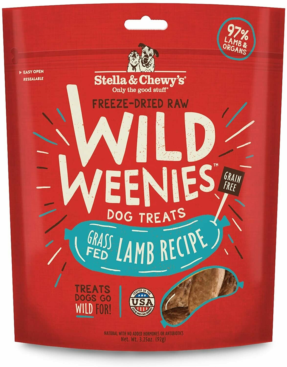 Stella &amp; Chewy&#39;s Weenies Lamb Treat 3.25oz