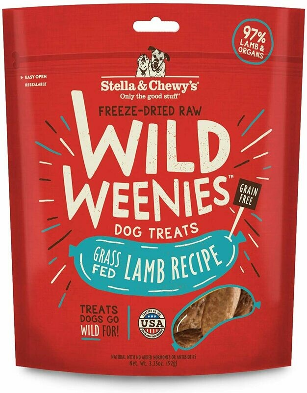 Stella &amp; Chewy's Weenies Lamb Treat 3.25oz