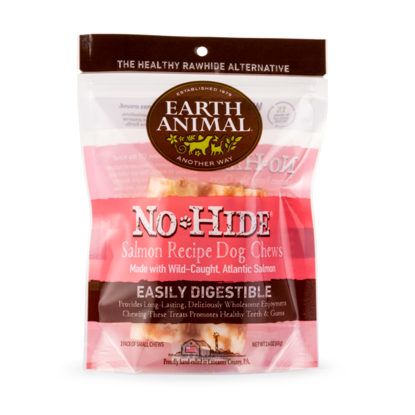 No Hide Chew 4&quot; 2pk - Salmon