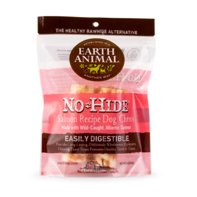No Hide Chew 4&quot; 2pk - Salmon