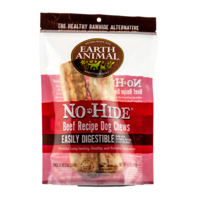 No Hide Chew 7&quot; 2pk - Beef