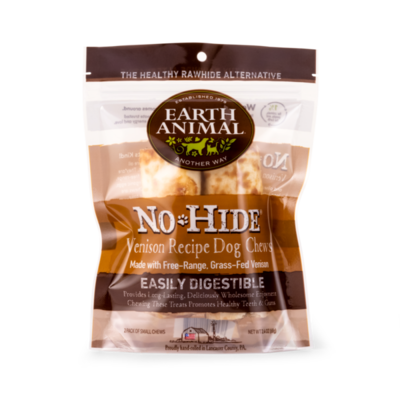 No Hide Chew 4&quot; 2pk - Venison