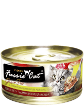 Fussie Cat Tuna &amp; Salmon 2.82oz