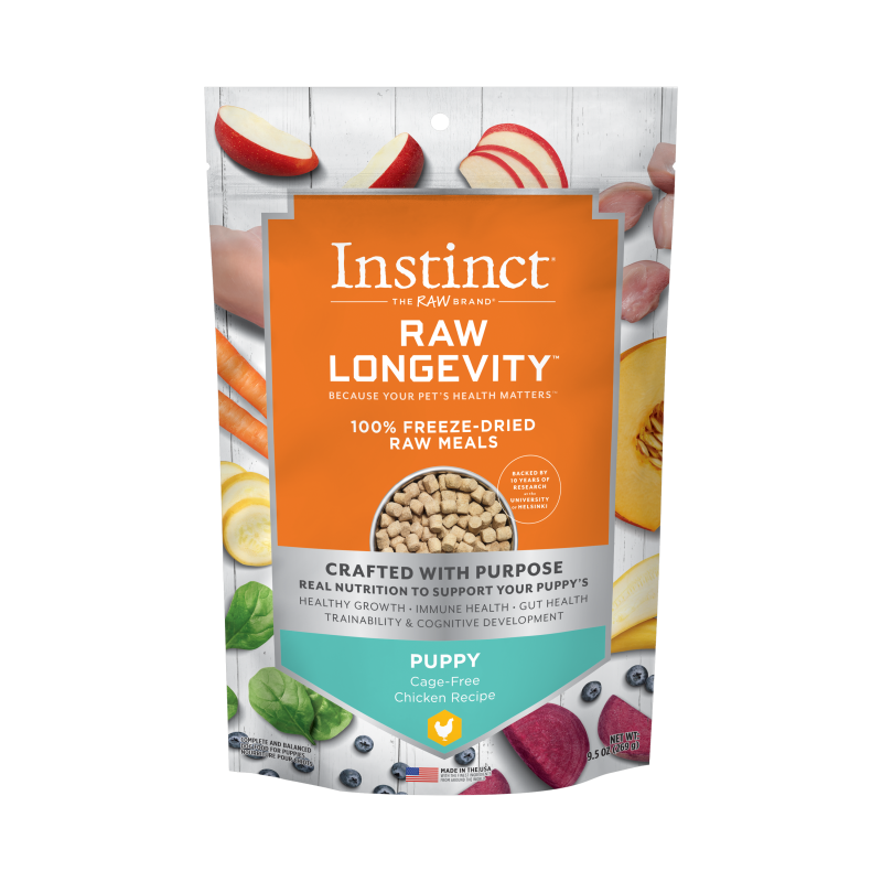 Instinct Longevity Puppy Freeze Dried Chicken 9.5oz
