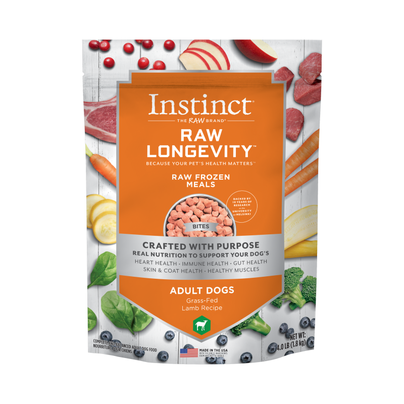 Instinct Longevity Adult Frozen Lamb Bites 4lb
