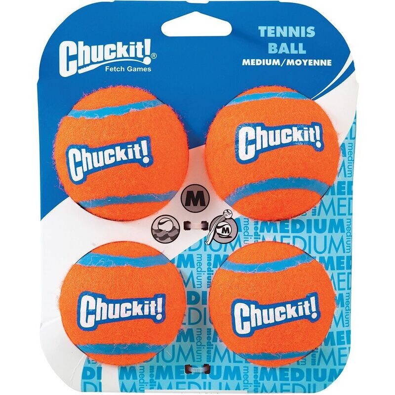 Chuckit Tennis Ball 4pk