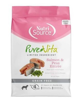 Pure Vita Grain Free Salmon &amp; Peas 25lb