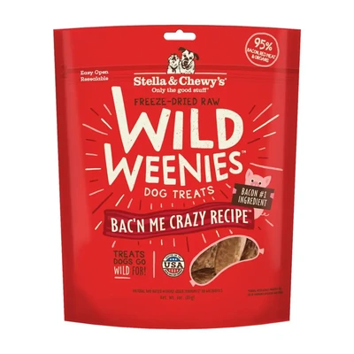 Stella &amp; Chewy&#39;s Weenies Bacon Treat 3.25