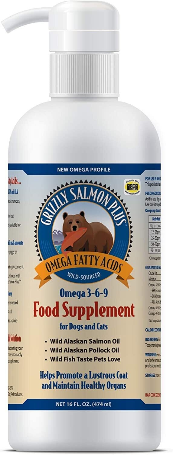 Grizzly Salmon Oil 16oz