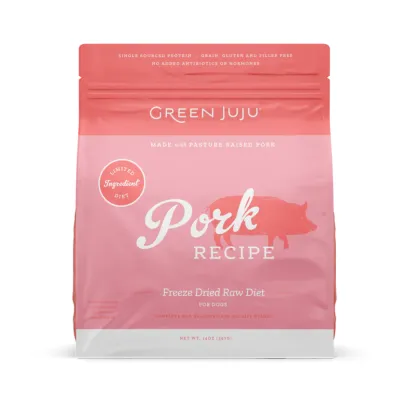 Green JuJu Freeze Dried Pork LID 14oz