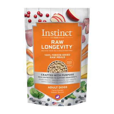 Instinct Longevity Adult Freeze Dried Rabbit 9.5oz