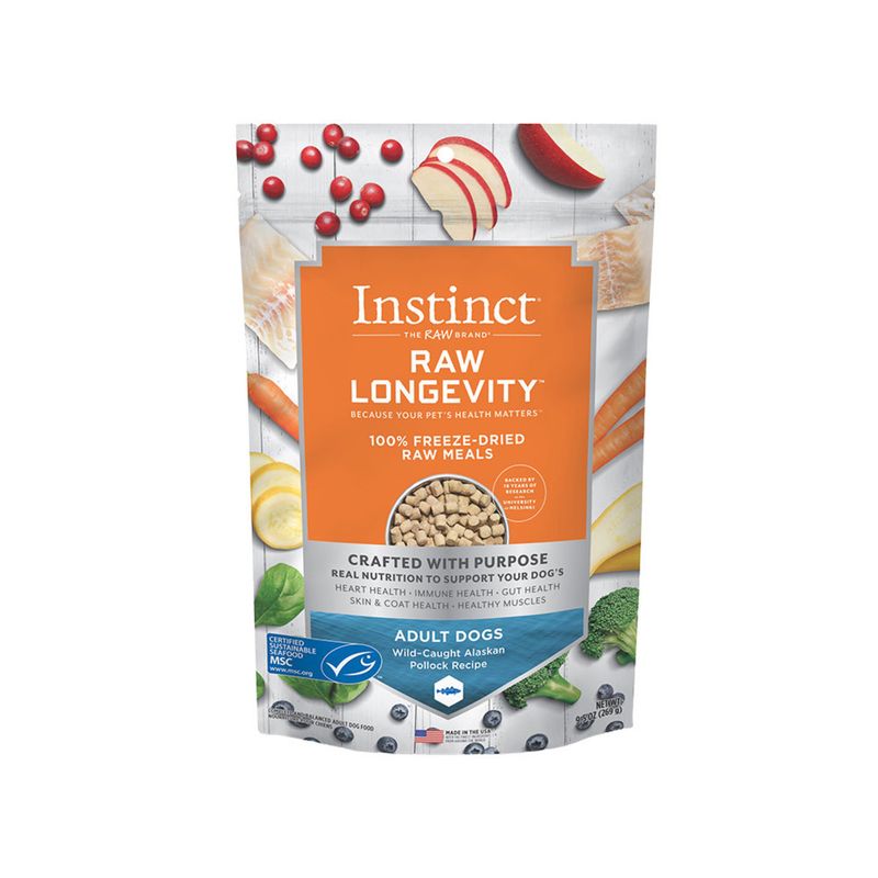 Instinct Longevity Adult Freeze Dried Pollock 9.5oz